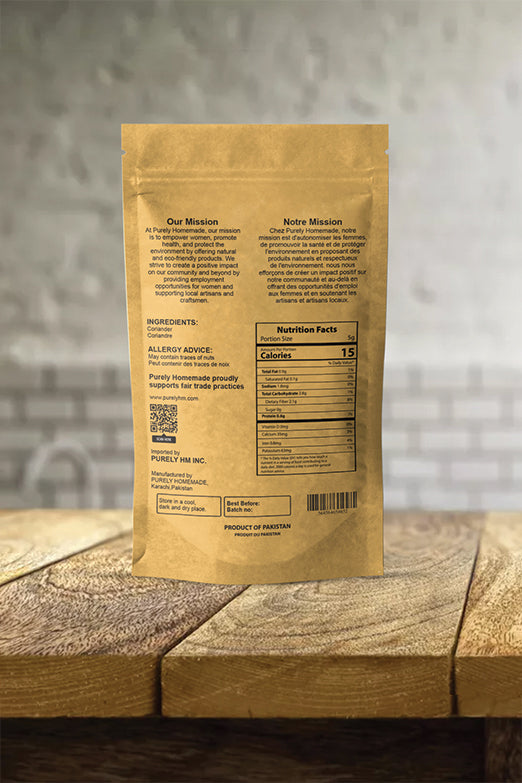 Natural and Pure Roasted Crushed Coriander (100 Gm)