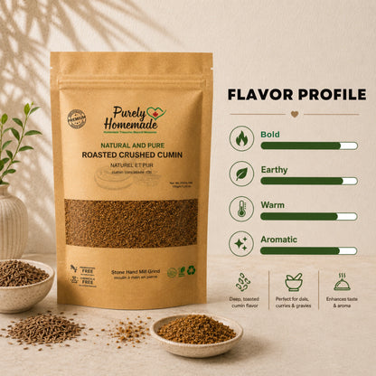 Natural and Pure Roasted Crushed Cumin