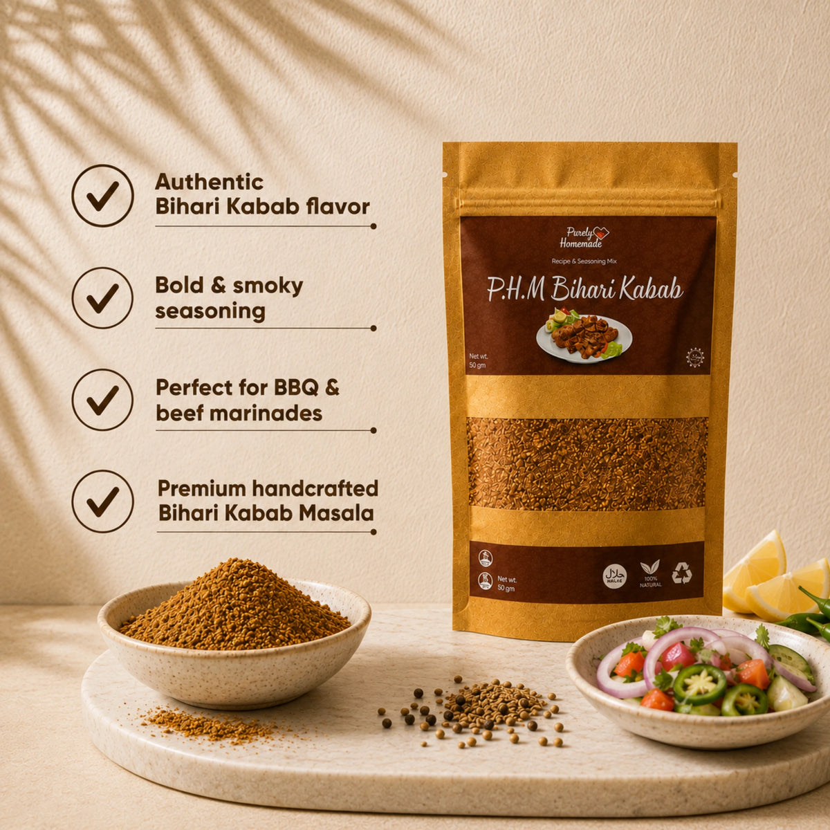 PHM Bihari Kabab Masala (50gm)