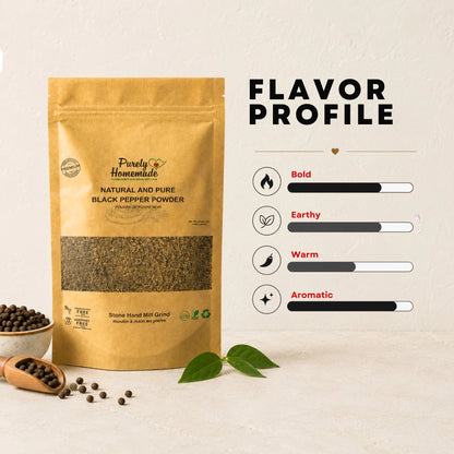 Natural and Pure  Black Pepper Powder (50 Gm)