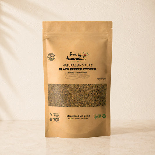 Natural and Pure  Black Pepper Powder (50 Gm)