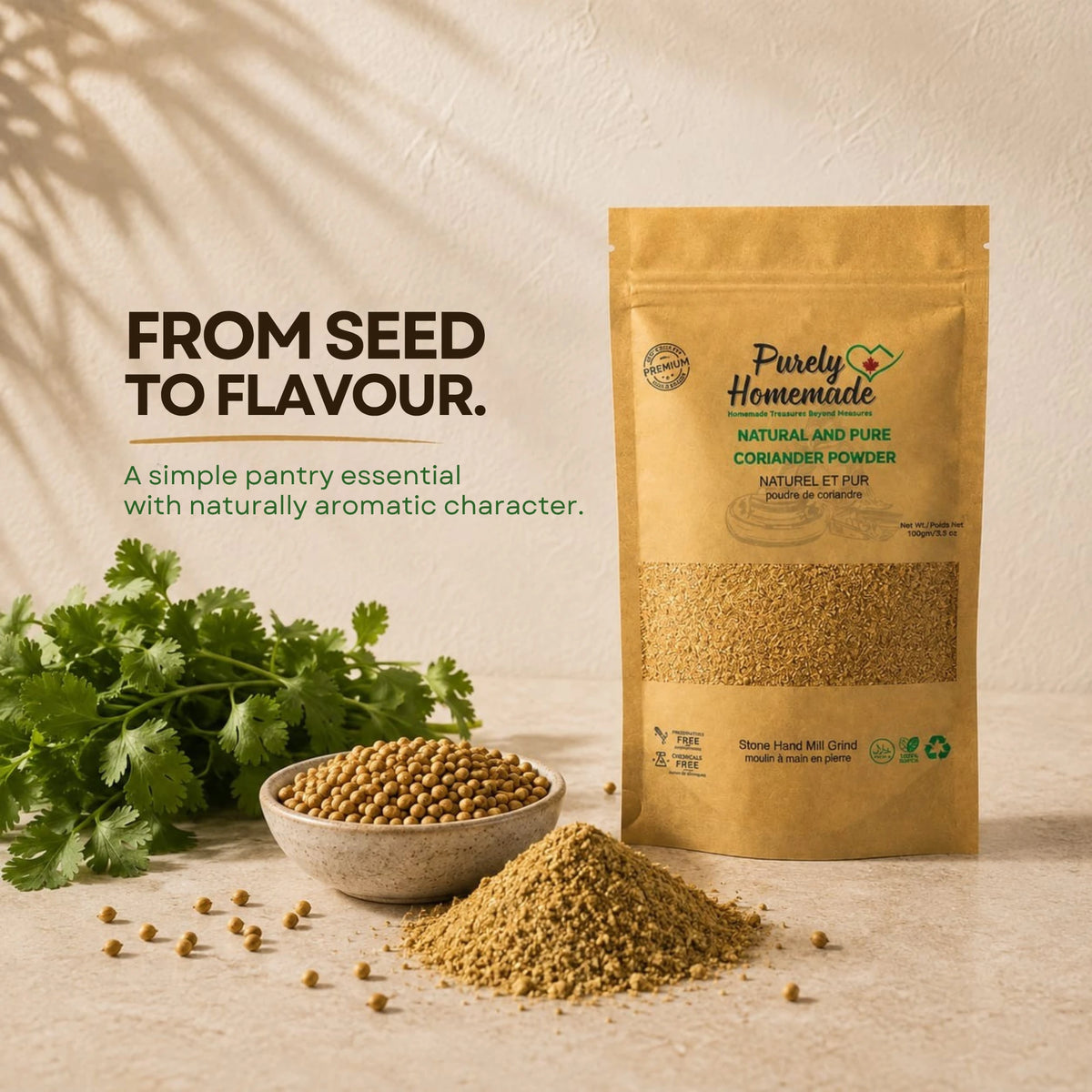 Natural and Pure Coriander Powder (100 gm)