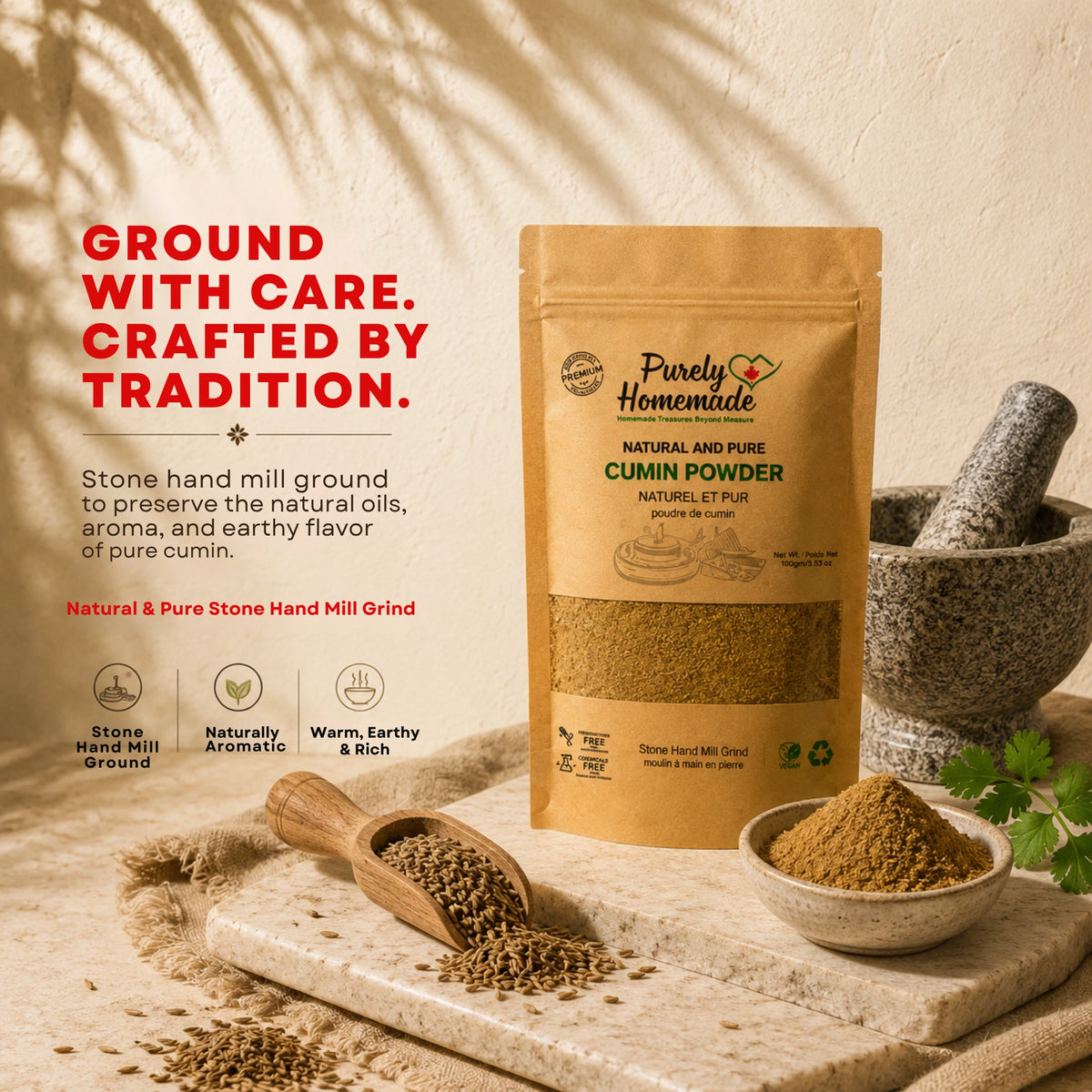 Natural and Pure Cumin Powder  (100 Gm)