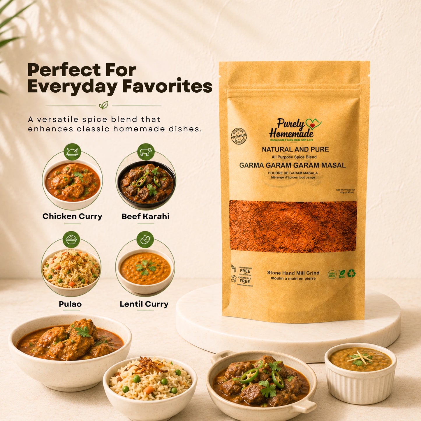 Natural and Pure  Garma Garam Garam Masala (50 gm)