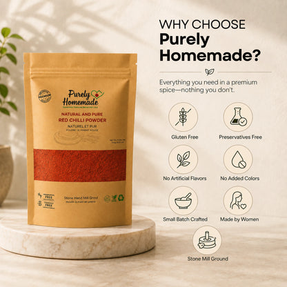 Natural and Pure Red Chilli Powder (100 Gm)