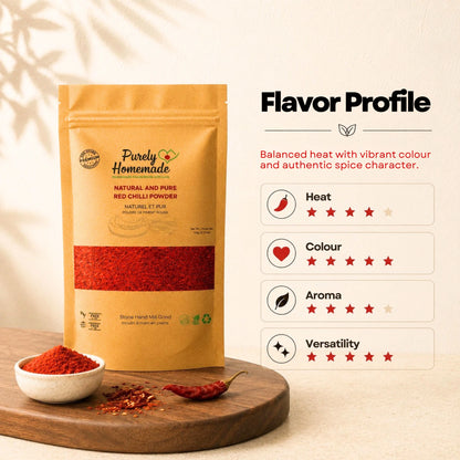 Natural and Pure Red Chilli Powder (100 Gm)