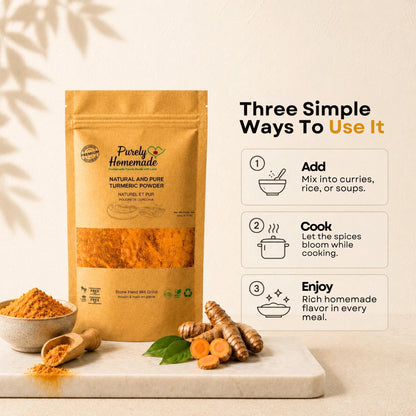 Natural and Pure Turmeric Powder (100 Gm)