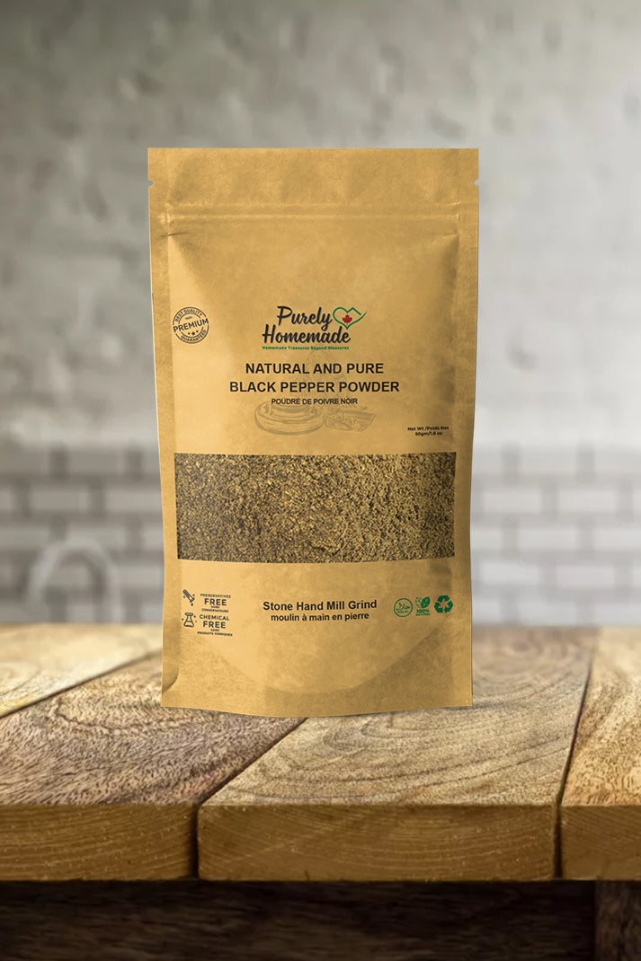 Natural and Pure  Black Pepper Powder (50 Gm)