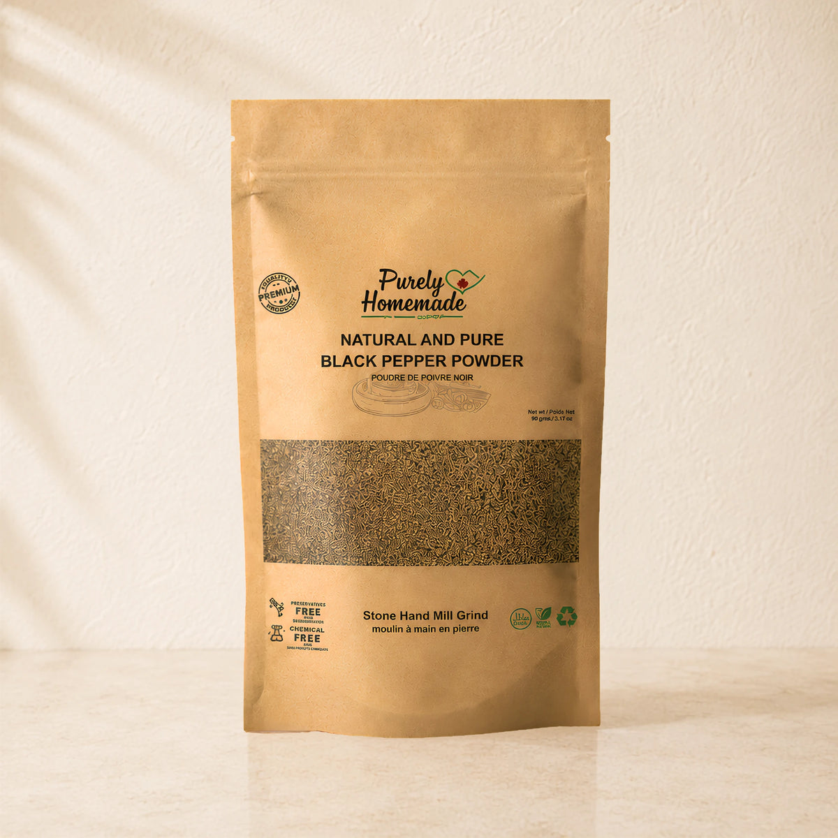 Natural and Pure  Black Pepper Powder (50 Gm)