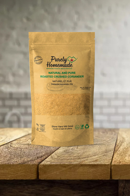 Natural and Pure  Roasted Crushed Coriander (100 Gm)