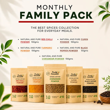 Monthly Family Spice Pack – Pure Stone-Ground Spices (Preservative-Free & Gluten-Free