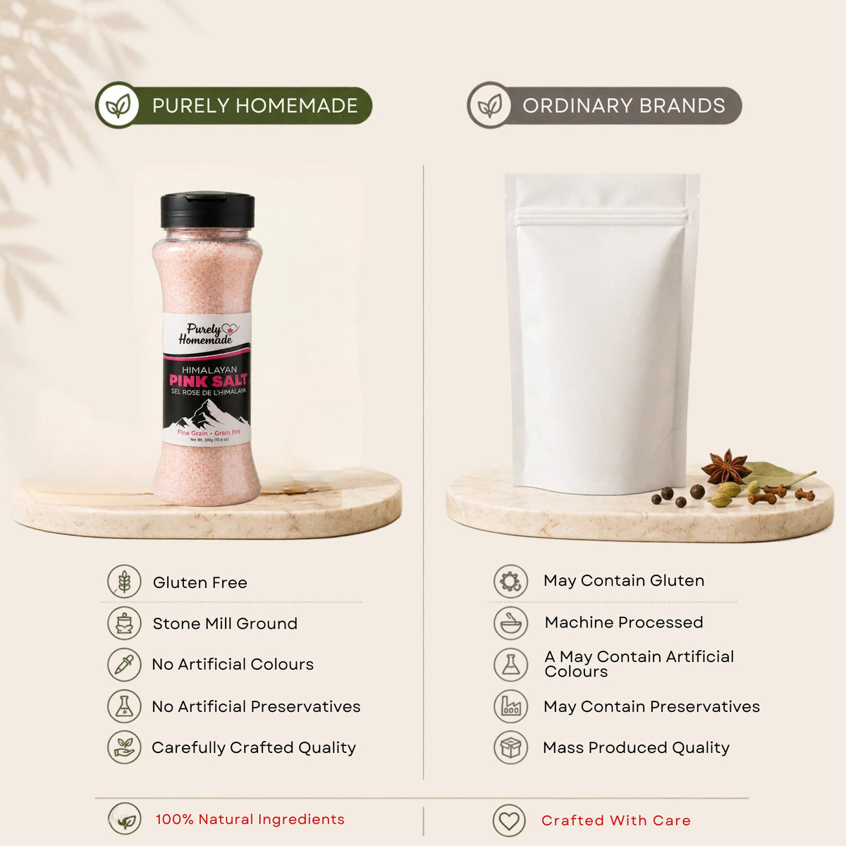 Natural And Pure Himalayan Pink Salt 500gm