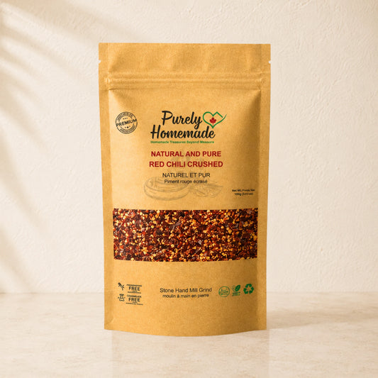Natural and Pure  Red Chilli Crushed (100 Gm)