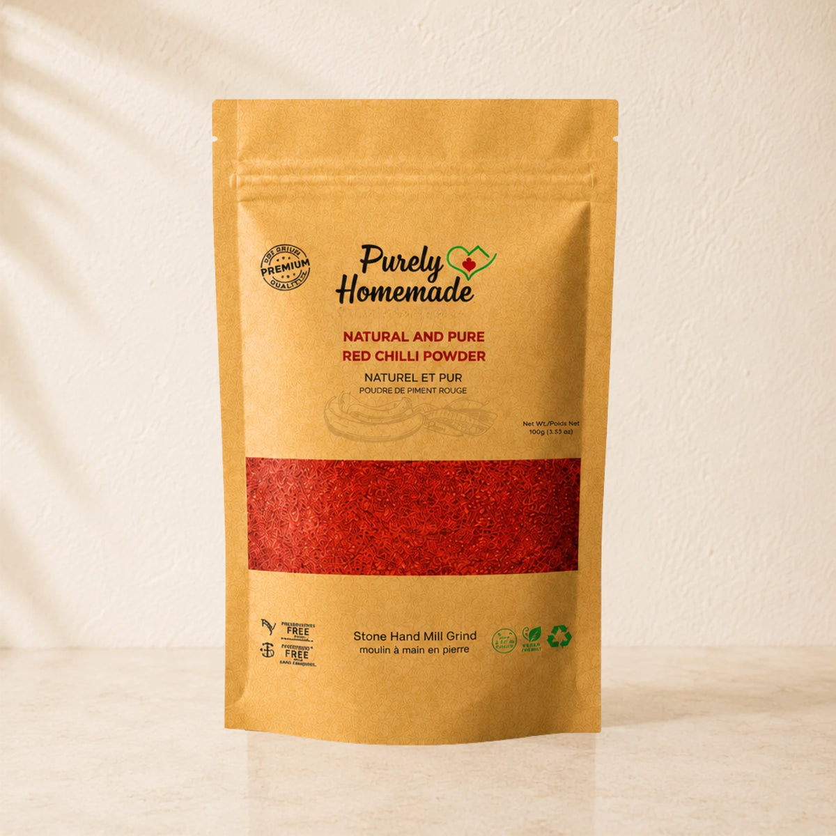 Natural and Pure Red Chilli Powder (100 Gm)